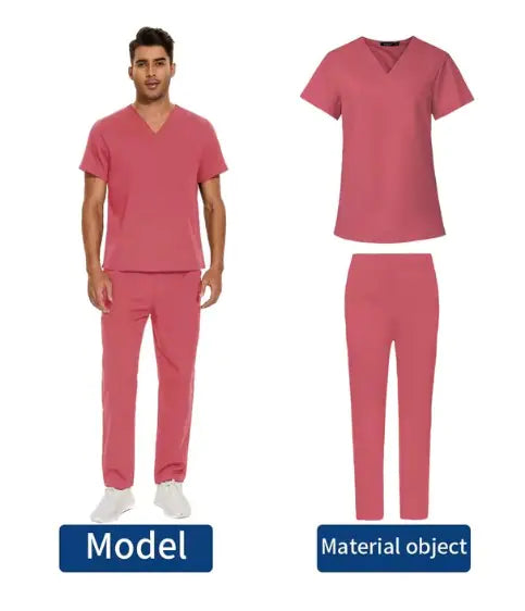 Men's V-Neck Medical Uniform