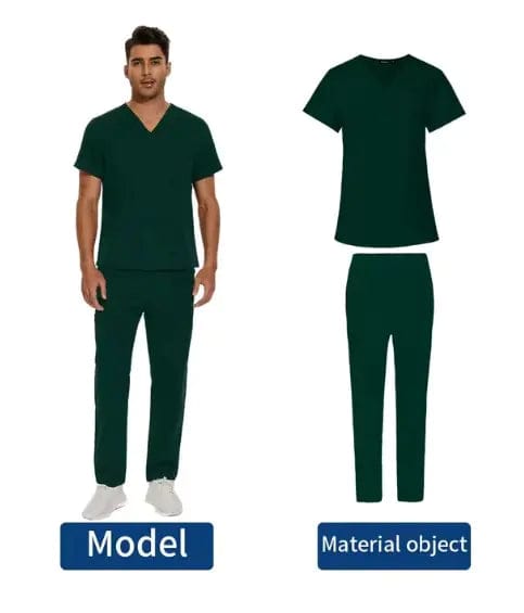 Men's V-Neck Medical Uniform